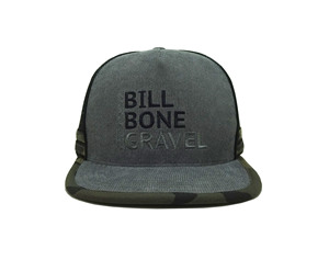 Gorra Trucker de Pana con Visera Plana, Logotipo Bordado, 5 Paneles, Perfil Alto, Estructurada, Espalda de Malla, Gorra Deportiva para Papá - Product Image 1