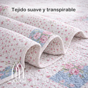 MANEMI Couvre-lit d'été mi-saison avec 1 ou 2 taies d'oreiller, différentes tailles - Product Image 2
