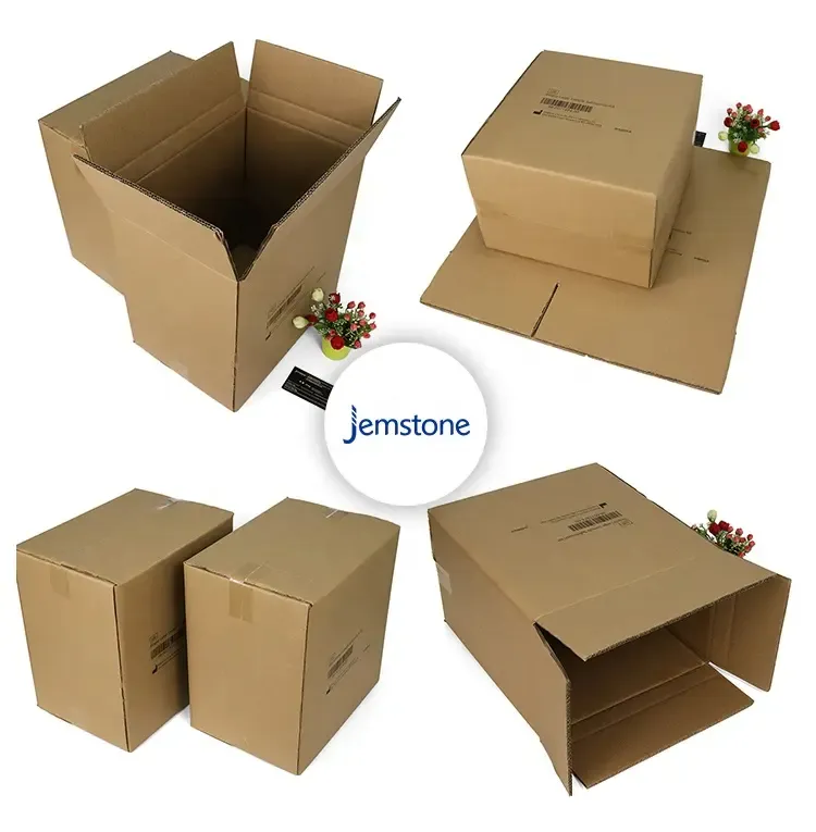 Manufacturer Custom Logo Recyclable Large 3-ply 5-ply 7-ply Thickened Solid Corrugated Carton Cardboard Box for shipping