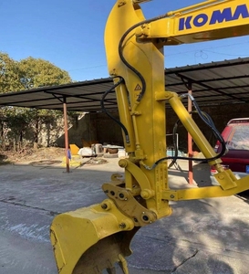 Mini pelleteuse sur chenilles Komatsu PC55 d'occasion de 5,5 tonnes Machine d'occasion avec composants centraux Moteur et pompe - Product Image 3