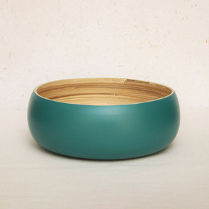 Cuenco de fibra de bambú hilado compostable, fruteros en espiral decorativos, la mejor vajilla para comedor - Product Image 4