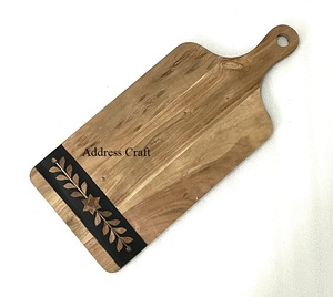 Planches de service en bois et en résine écologiques pour le petit-déjeuner Outils de cuisine Planches à découper en bois de style unique Planche à fromage la plus vendue - Product Image 6