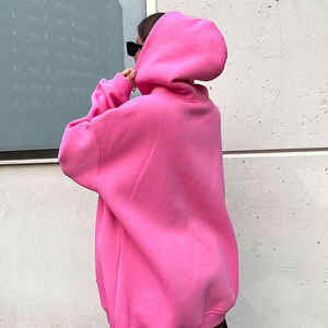 Sudadera con Capucha de Alta Calidad con Estampado 3D en Relieve para Mujer, Sudadera con Capucha de Algodón Grueso con Logotipo Personalizado con Impresión de Espuma - Product Image 4