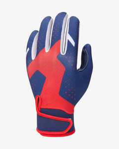 Gants de frappe de baseball en gros |   Palmes en cuir de mouton blanc |   Droitier/Gaucher/Ambidextre |   Fermeture à boucle et crochets |   OEM/ODM - Product Image 1