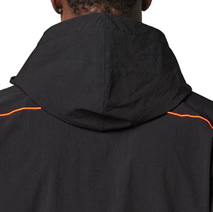 HEALY Survêtement décontracté personnalisable pour homme, veste coupe-vent intégrale en polyester et nylon avec taille élastique - Product Image 2
