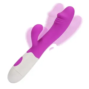 好价格逼真兔子振动器10速模式性玩具假阳具适合女性情侣成人