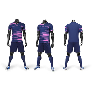 Kits de fútbol Traje de bronceado Camisetas de fútbol para hombre Uniforme Diseño superior personalizado Manga corta y pantalones cortos Uniforme - Product Image 6