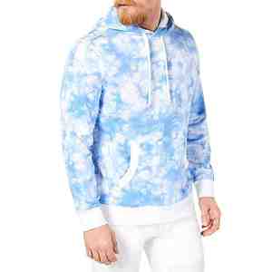 Sudadera Clásica y Cómoda de Color Moderno para Hombre, con Estampado Tie-Dye, 100% Algodón, Informal de Invierno, Manga Larga, Transpirable, Duradera y de Calidad - Product Image 2