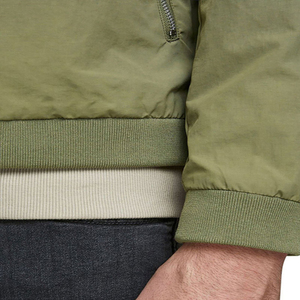 Wholesale High Quality Winter Canvas Bomber <b>Jackets</b> for Men OEM Custom Logo <b>Mandarin</b> <b>Collar</b> Customizable High Street - Product Image 5