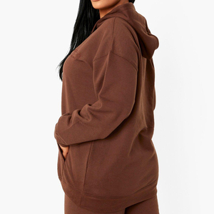 High Quality <b>Lightweight</b> Quickdry Winter Women's Streetwear <b>Hoodies</b> 100% Cotton Drop Shoulder Oversized Design Breathable - Product Image 6