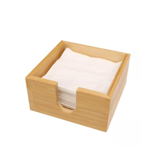 Vecraft Nouveauté Bambou Boîte à Mouchoirs Couverture Élégante Table En Bois Affichage - Product Image 1