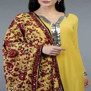 Bohemian Hand Embroidery Autumn Beach Wear Chiffon <b>Hijabs</b> Colorful Women Clothing - Product Image 3