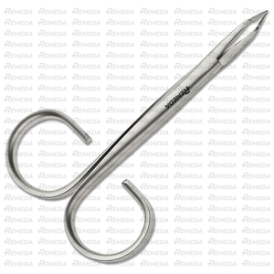 Outils de beauté REMEDA en acier inoxydable suisse Pince à épiler et ciseaux à lame droite à pointe émoussée pour les salons de coiffure - Product Image 3