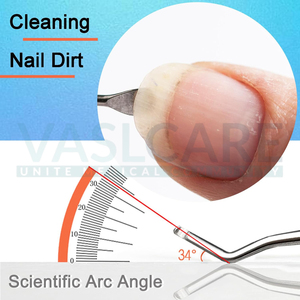 Kit de herramientas para uñas encarnadas, Kit de eliminación para Podología, corrección, limpiador de paredes laterales, instrumentos quirúrgicos de Vaslcare - Product Image 2