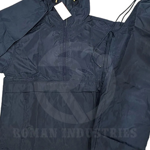 Personnalisé décontracté coupe-vent blanc survêtement Jogging ensemble 2 pièces Gym Fitness coupe-vent survêtement grande taille hommes vestes - Product Image 5