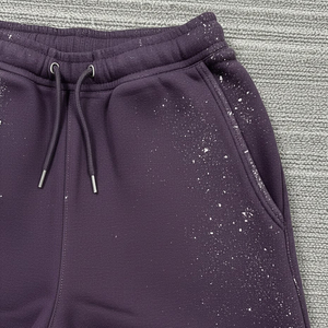 Survêtement pour homme, dernier style, broderie délavée, imprimé délavé à l'acide, survêtement lourd, streetwear, survêtement brodé - Product Image 5