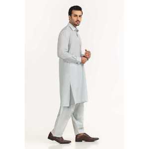 Costume de mariage bleu ciel SK-S23-020 de haute qualité, simple boutonnage, formel, pour affaires, vêtement de marié, fermeture boutonnée, braguette longue à boutons - Product Image 4