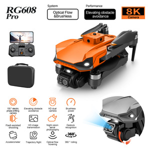 Drone RG608PRO avec vision nocturne, photographie aérienne, double caméra, maintien d'altitude, évitement d'obstacles, temps de vol de 21 à 30 minutes, 1080p FHD - Product Image 2