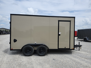 Remorques fermées 2026 Cross Trailers 7x14 / 84 pouces / LIGHTLID / .080 / Blackout Gallery / Capacité de charge utile 2001-3000 kg - Product Image 2