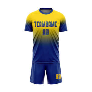 Ensemble de maillots de football pour hommes de haute qualité, 100% polyester, impression par sublimation, entièrement personnalisé, maillots de football, ensembles de football - Product Image 4