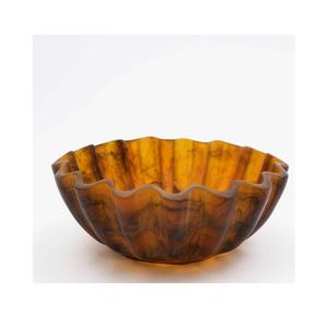 Bol décoratif unique en résine fait à la main avec effet marbre poli polyvalent pour collations salades de fruits intérieurs de maison utilisation de fête - Product Image 6