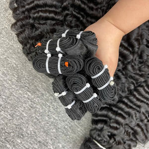 ผมต่อจากเวียดนามผมหยิกแบบเรมี่ต่อทำจากหนังศีรษะไม่พันกันราคาขายส่งสีเข้มกว่า100กรัม - Product Image 5