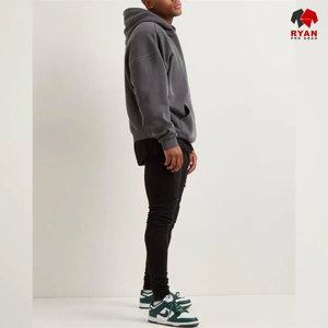 Sudadera con Capucha para Hombre Ryan Pro Gear con Logotipo Personalizado en la Parte Delantera, Tejido de Felpa 100% Algodón, Transpirable, Informal, para Invierno, OEM - Product Image 4