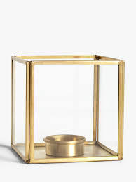 Bougeoir décoratif fait à la main en métal et verre Design de luxe Lanterne à bougie en verre fini antique pour décoration - Product Image 6