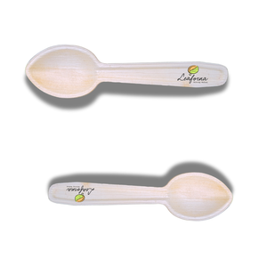 Cucharas de hoja de palma natural compostables resistentes de 6 pulgadas reutilizables ecológicas Servicio de comida de catering - Product Image 4