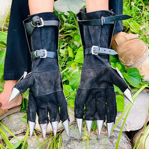 Gauntlet Gants Gothique Fantaisie Costume Halloween Gothique Fantaisie Costume Gothique Gauntlet Gants Paire Meilleur Cadeau - Product Image 6