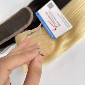 Cierre de encaje de cabello vietnamita crudo y frontal 613 HD frente de encaje al por mayor cierre de encaje natural de cabello virgen - Product Image 6