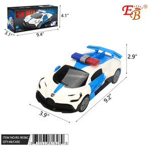 ของเล่นรถตำรวจไฟฟ้า9.4นิ้วพร้อมเอฟเฟกต์แสงและเสียง48/2/24ชิ้น /cs - Product Image 1