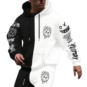 Cómodo chándal de diseñador para hombre, traje de Jogger ajustado, ropa deportiva de moda, ropa de gimnasio de dos piezas, traje de entrenamiento - Product Image 4