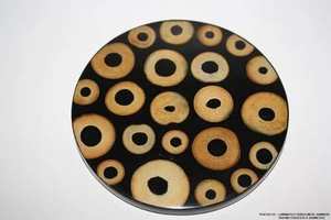 Posavasos Redondos de Madera de Alta Calidad, Diseño Clásico Ecológico para Hoteles y Restaurantes, Alfombrillas y Protectores - Product Image 4