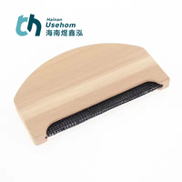 Peigne de pull en bois naturel et cachemire avec logo personnalisé Peigne en hêtre pour brosse à tissu