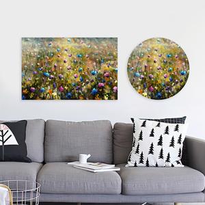 Décoration murale florale moderne : Tableau imprimé sur toile pour une ambiance élégante, ART SUR VERRE TÉMPERÉ - Product Image 1