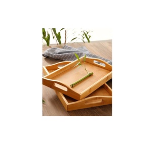 Plateau de service en bois fait à la main pour le thé café collations boissons parfait pour la cuisine restaurant servant - Product Image 6