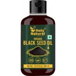 Holy Natural Organic 300ml Aceite de semillas de Kalonji prensado en frío Semilla negra/Nigella Sativa Aceite comestible para el cuidado de la piel del cabello Extracto de hierbas - Product Image 1