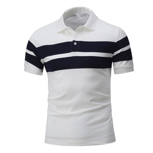 Hombres de logotipo personalizado de alta calidad para Polos Nuevo diseño Patrón sólido Camisa de golf de lona Precio razonable con OEM personalizable - Product Image 4
