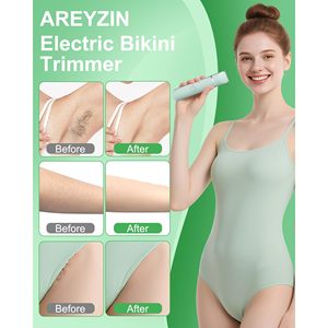 Afeitadora Eléctrica Recargable para Mujer, Uso en Seco y Húmedo, Impermeable, Afeitadora Rotatoria para Zona Íntima con Clasificación IPX7, Afeitadora para Bikini Lavable - Product Image 2