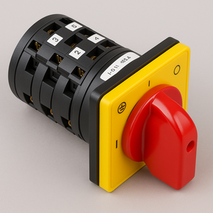 Interruptor Rotativo Inteligente de 3 Polos y 6 Vías, 6A 440V, para Uso Industrial Eléctrico - Product Image 1