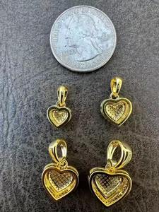 ปรับแต่งรูปร่างสีขาว/สีเหลือง/สีโรสโกลด์ชุบเพชรเพทายเพชรเงินกระเป๋าเงินเล็กๆน้อยๆจี้แฟชั่นจี้เสน่ห์ - Product Image 2