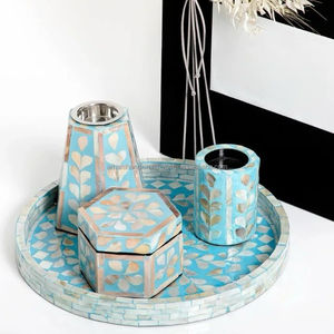 Set Bakhoor Madre de perla Quemador de incienso Madhkan Quemador Árabe Bakhoor Mubkha Oriente Medio venta al por mayor 2024 POR ARTESANÍA DE LUJO - Product Image 1