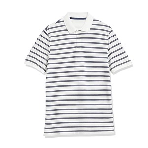 Uniforme de Golf para Hombre, Personalizado con Logotipo Bordado, de Algodón/Poliéster, Transpirable, de Color Sólido, Manga Corta - Product Image 1