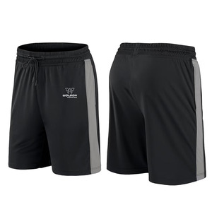 Logo personnalisé respirant hommes coton sweat Shorts taille élastique cordon poches latérales Fitness Gym grande taille hommes Shorts unisexe. - Product Image 1