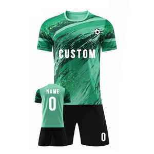 ชุดเสื้อฟุตบอลสำหรับผู้ชายชุดยูนิฟอร์มเสื้อฟุตบอลชุดออกกำลังกาย - Product Image 2