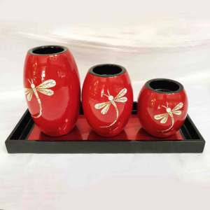 Bougeoirs en laque photophore décoratif laqué laque d'excellente qualité à vendre - Product Image 3