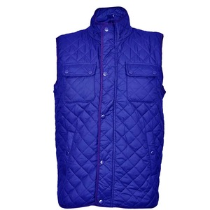 Chaleco Acolchado de Lona Personalizado para Hombre, Chaqueta sin Mangas Acolchada de Verano - Product Image 1