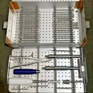 Juego de extracción de tornillos rotos de 54 instrumentos quirúrgicos ortopédicos y de columna vertebral - Product Image 1