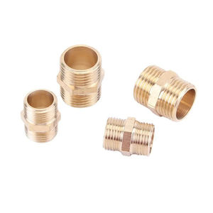 1/8 \ "1/4 \" 3/8 \ "1/2 \" 3/4 \ "1 \" adaptateur rapide de raccord de mamelon hexagonal de tuyau en laiton avec connecteur de réduction à Double filetage mâle - Product Image 1